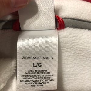 White North Face fleece jacket